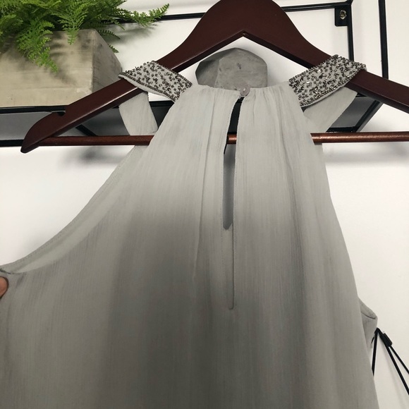 4/16$ NWOT vero moda elegant gray top - Picture 4 of 7